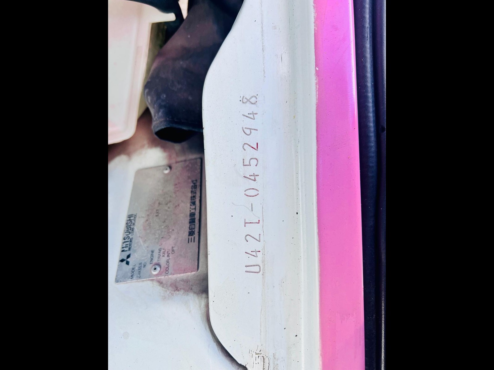 1997 Mitsubishi Mini cab pink  in JACKSONVILLE, FL